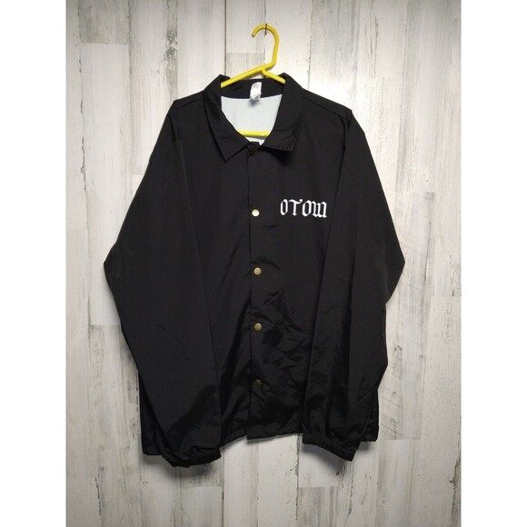 OTOW Gang The Blatant Conspiracy Mens  XL Lightweight Black Shacket - Picture 2 of 10